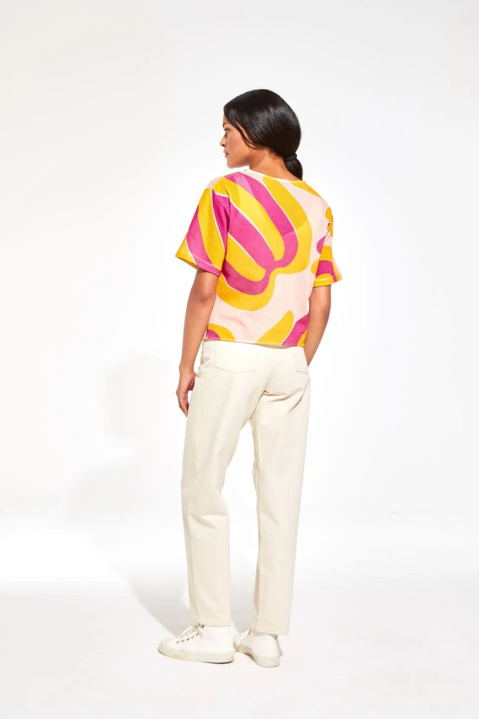 Sale Mapoésie Top Nico Sonora Rose