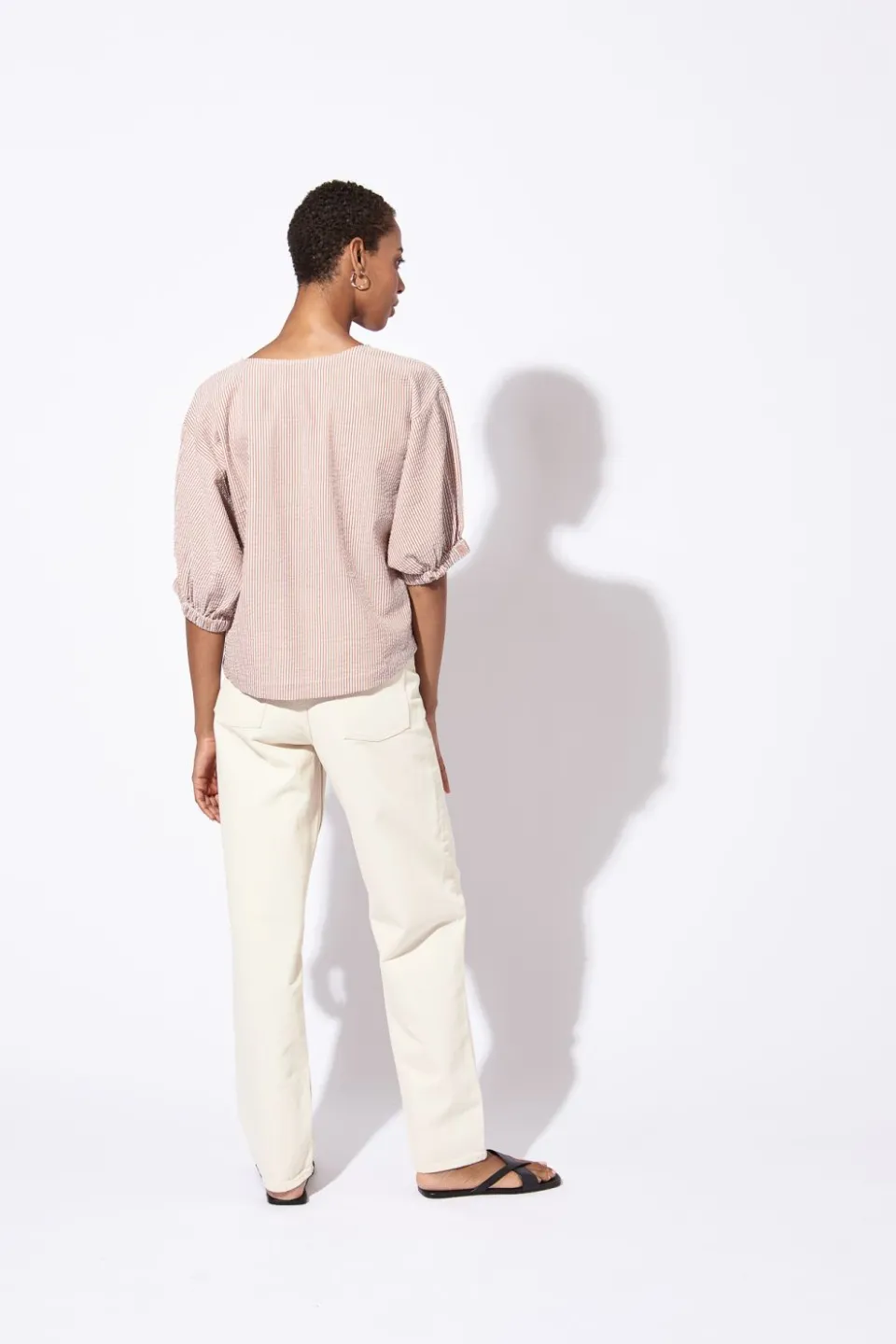 Outlet Mapoésie TOP NICOLE MERYL LILAS CARAMEL