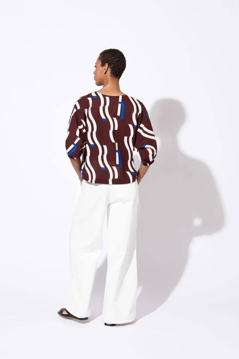 Clearance Mapoésie TOP NICOLE WAVE BORDEAUX