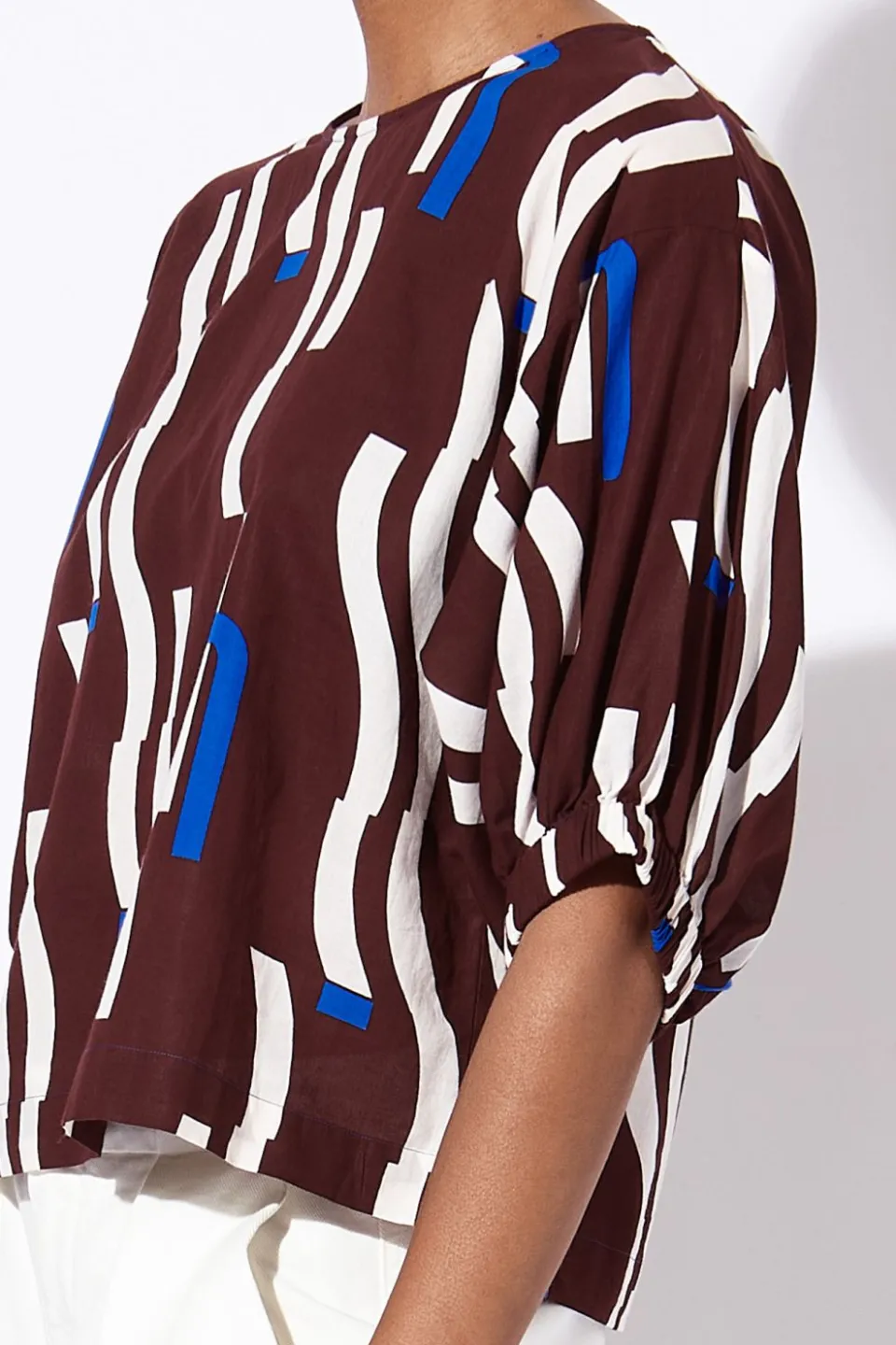 Clearance Mapoésie TOP NICOLE WAVE BORDEAUX