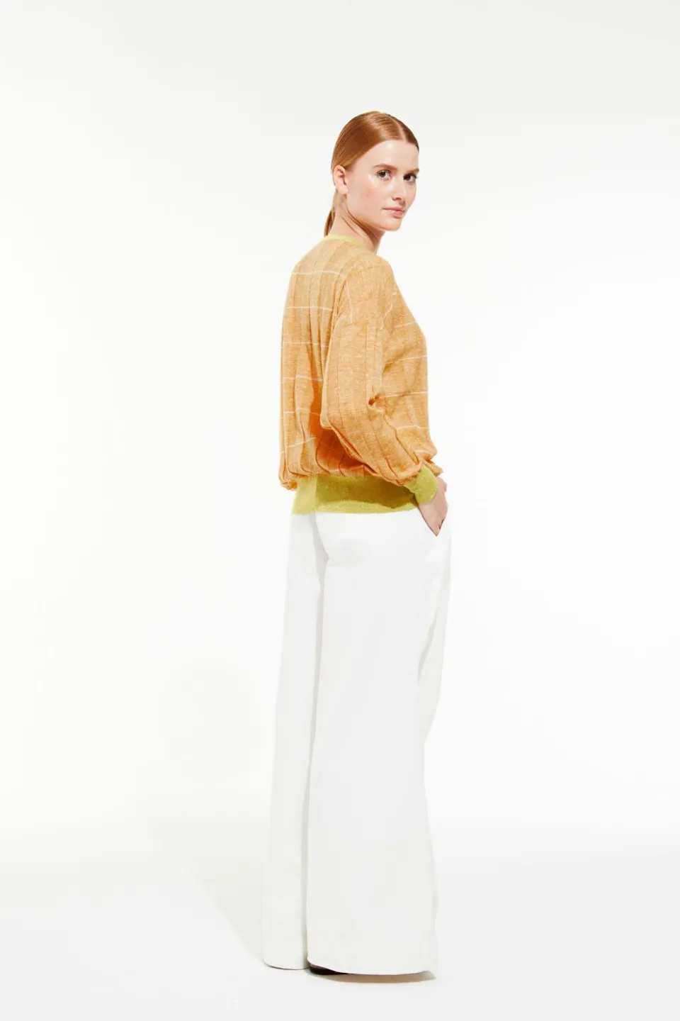 Outlet Mapoésie Top Victoria Jaspe Ambre Naturel