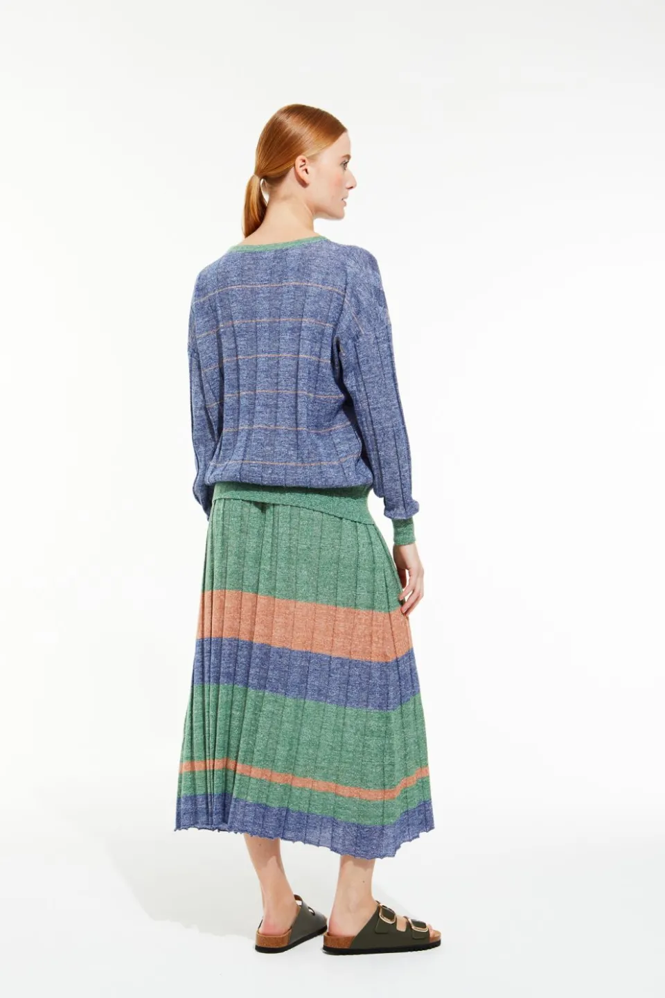 Online Mapoésie Top Victoria Jaspe Tan Bleu