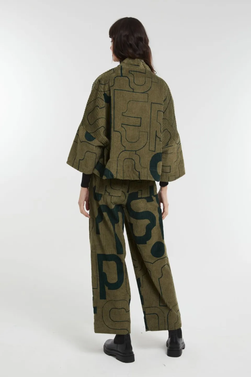 Outlet Mapoésie Veste Ada Lyrique Bicolor Kaki