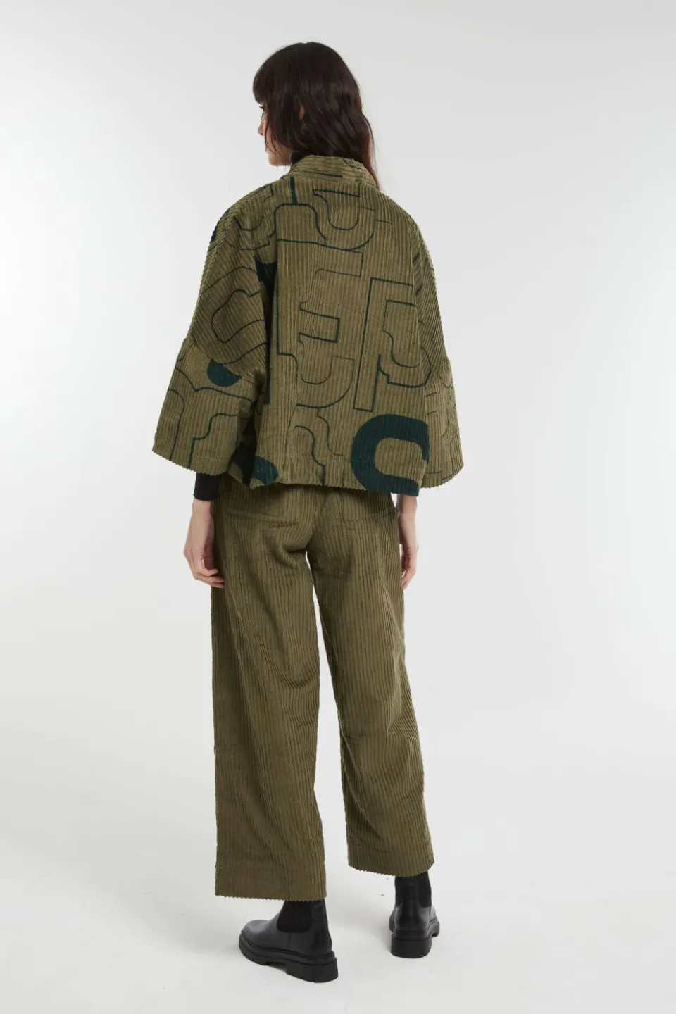Outlet Mapoésie Veste Ada Lyrique Bicolor Kaki
