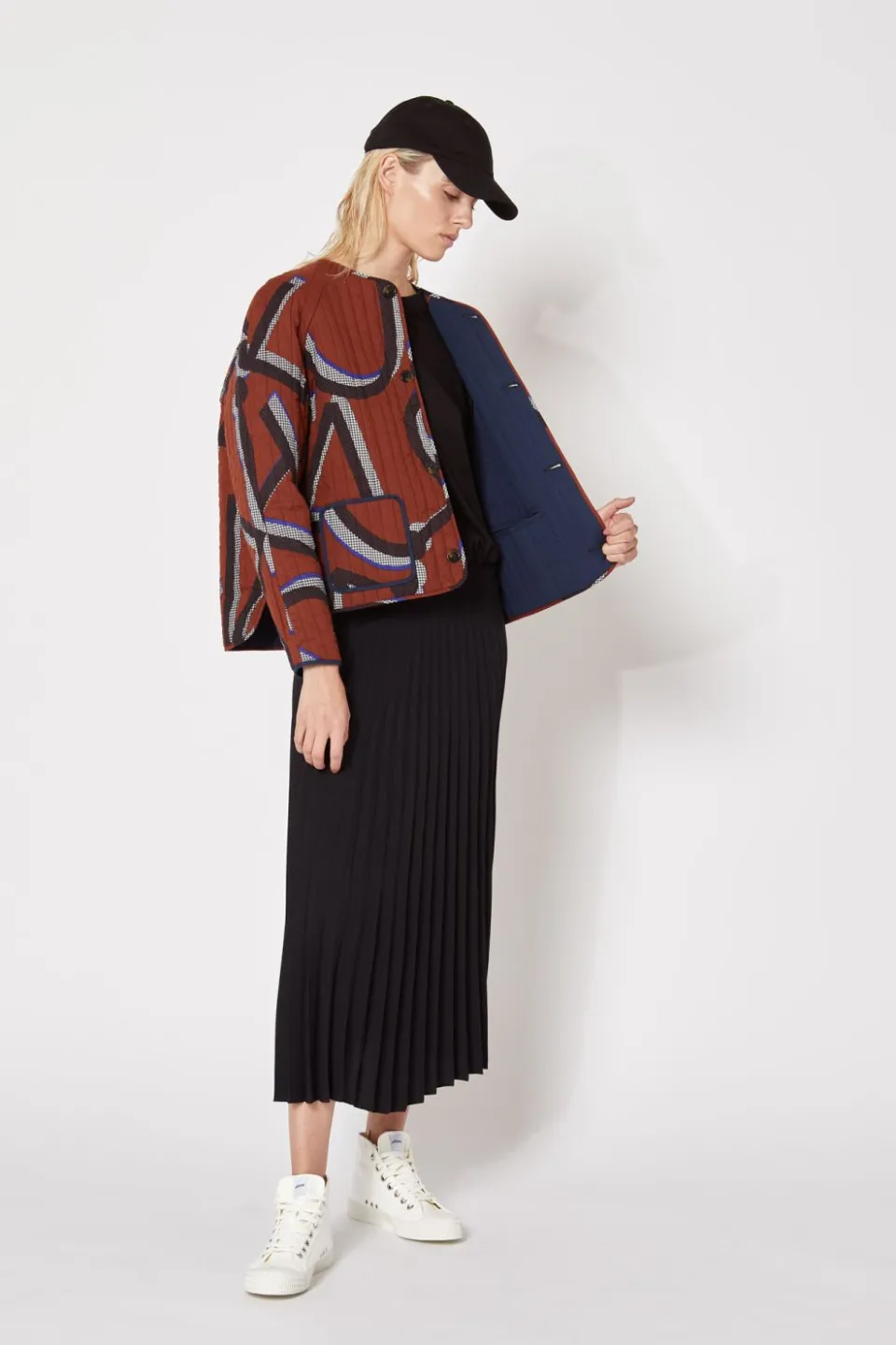 New Mapoésie VESTE EVE MONOGRAMME ROUX