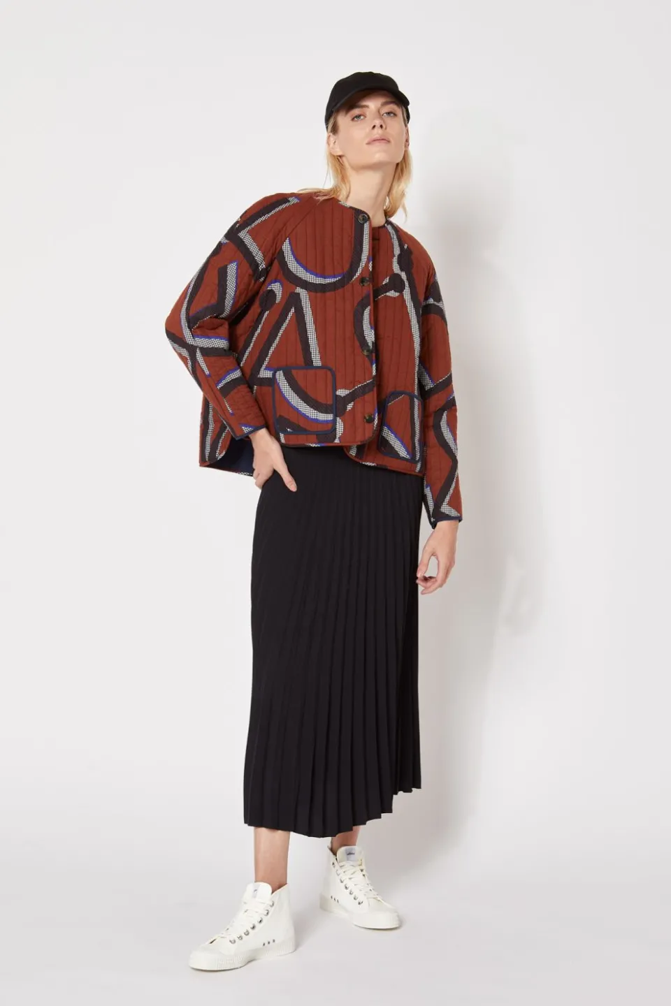 New Mapoésie VESTE EVE MONOGRAMME ROUX
