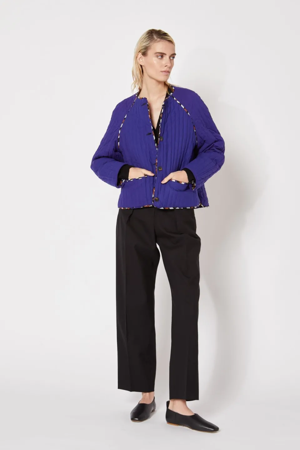 Online Mapoésie VESTE EVE TEMPO VIOLET