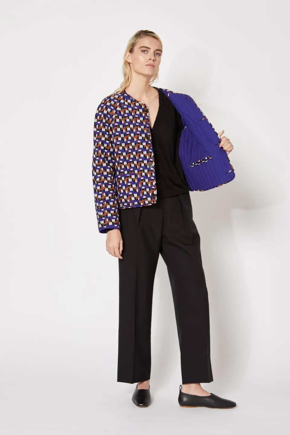 Online Mapoésie VESTE EVE TEMPO VIOLET