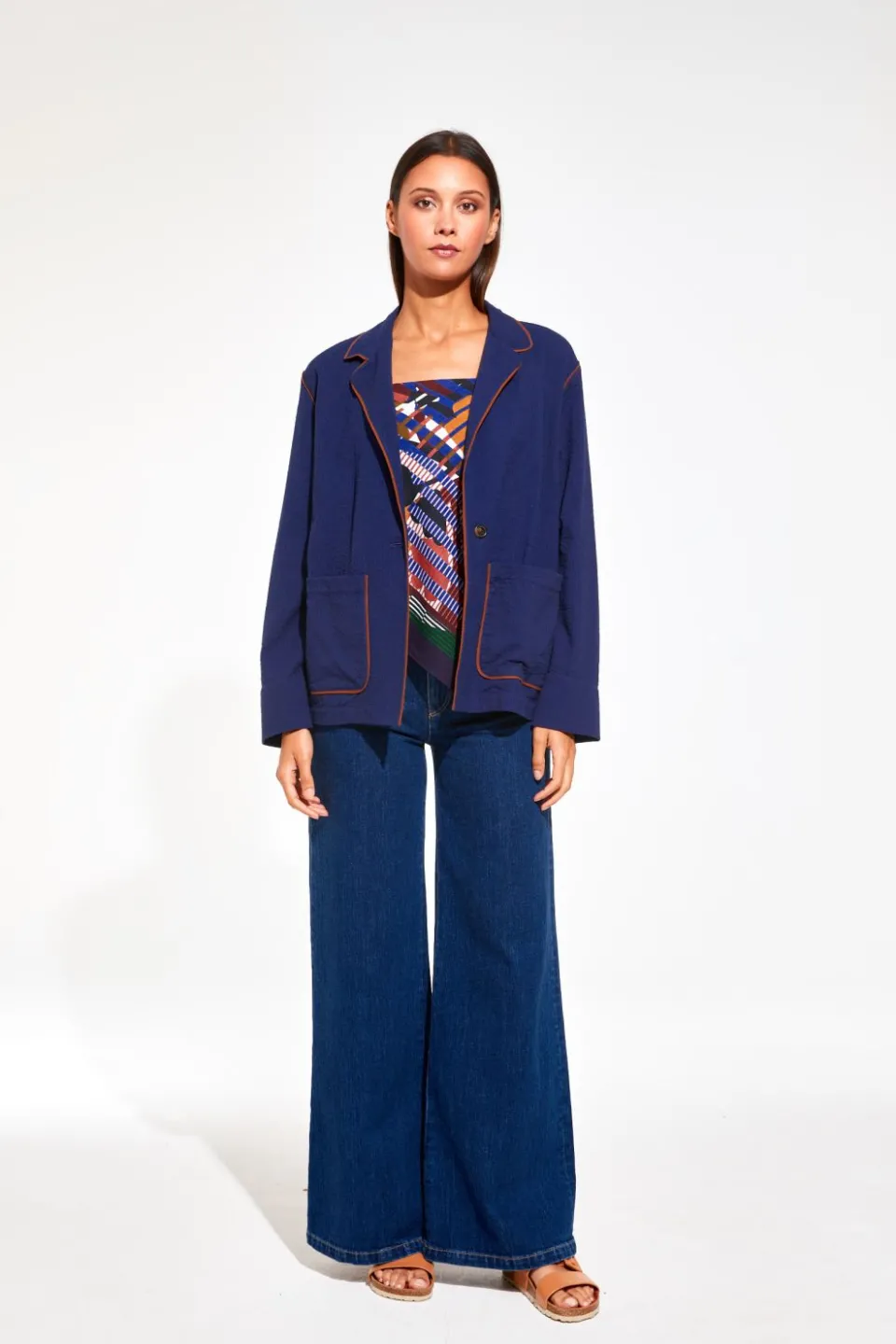 Hot Mapoésie Veste Harry Terra Indigo