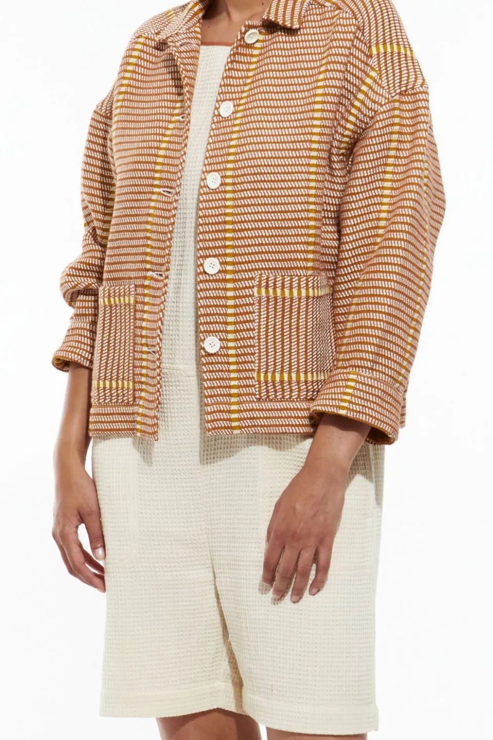 Outlet Mapoésie Veste Mina Grès Terracotta
