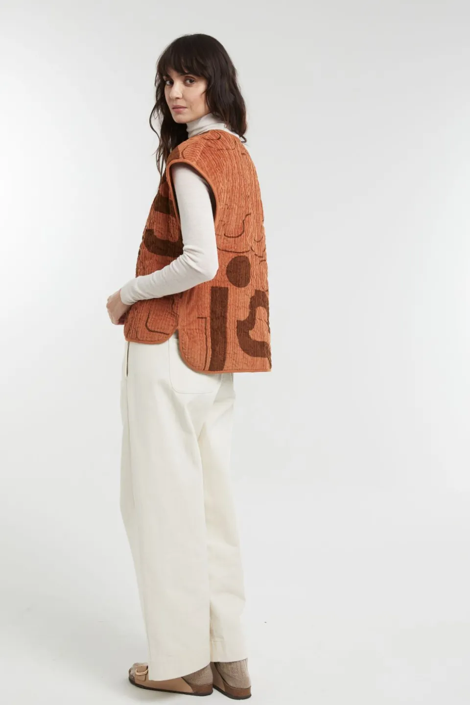 Fashion Mapoésie Veste Pablo Lyrique Bicolor Tan